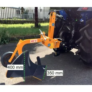 Single furrow plow for small tractor Deleks DP-18 295 mm