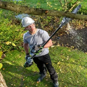 Battery powered telescopic height pruner Ego Power PS1000E