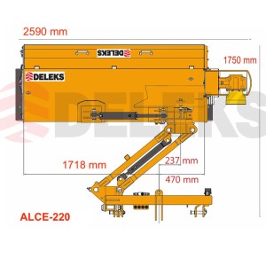 PTO Side Hammer Crusher Deleks ALCE-220