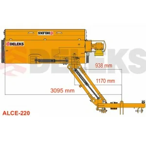 Trituradora de martillos lateral PTO Deleks ALCE-220