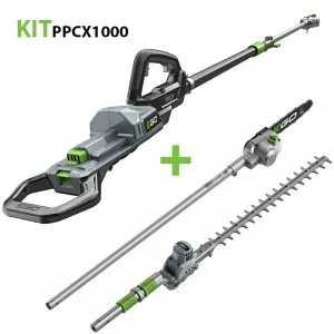 Battery powered telescopic head for Ego PPCX1000 hedge trimmer and pruning shears