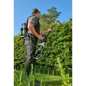 Battery powered telescopic head for Ego PPX1000 hedge trimmer and hedge trimmer