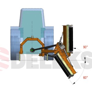 Hammer crusher for tractor DELEKS DRAGON