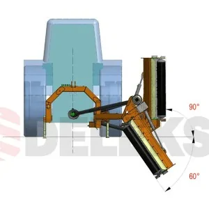 DELEKS DRAGON Traktor Hammermühle Brecher