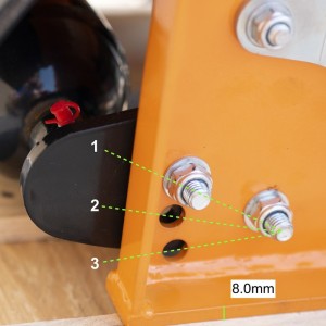 Косильна головка для мініекскаватора ARS 100, 1000 мм