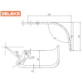 Rotovator professionnel pour tracteur DELEKS DFTR