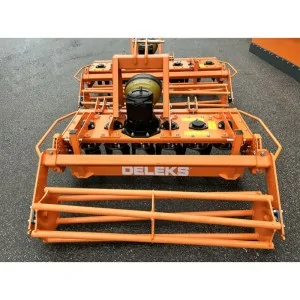 DELEKS KR power harrow with pipe roller for DELEKS KR tractors