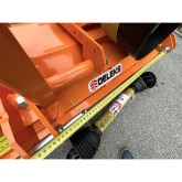 Rotovator enterrador de pedras para trator DELEKS DFU