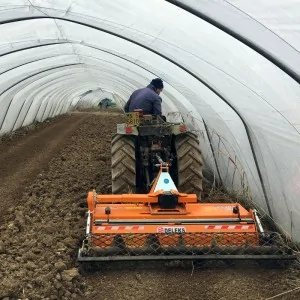 DELEKS DFU rotovator de escavação de pedra para tractores