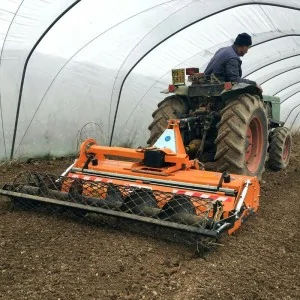 Stone burier rotovator for tractor DELEKS DFU