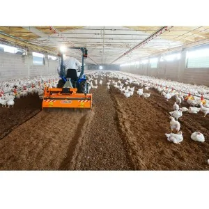 Poultry rotovator for tractor Deleks PAVO-160 1550 mm