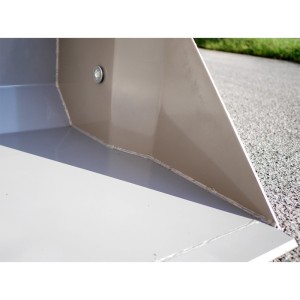 Verstärkte Heckschaufel für Traktor DELEKS PRM-H