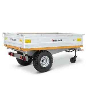 DELEKS RM14-T3H agricultural tipping trailer for DELEKS tractor