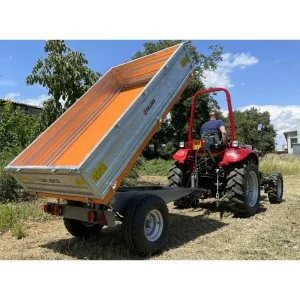 DELEKS RM14-T3H agricultural tipping trailer for DELEKS tractor