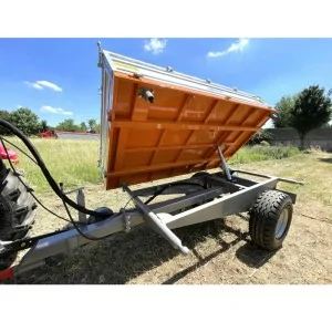 DELEKS RM14-T3H agricultural tipping trailer for DELEKS tractor