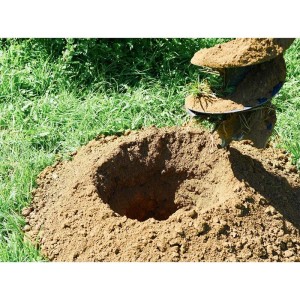 Hydraulische Bohrmaschine für Traktor Deleks L-50H 40PS