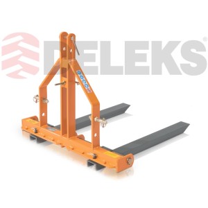 DELEKS D-300 Elevador de paletes traseiro de 300 kg para trator DELEKS D-300