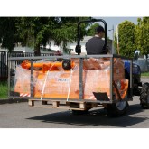 DELEKS D-300 Elevador de paletes traseiro de 300 kg para trator DELEKS D-300