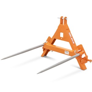 Bale loader with forks for DELEKS DK-6 tractor