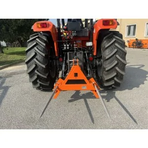 DELEKS DK-8 Chargeur de balles monté sur fourche de tracteur avec fourches