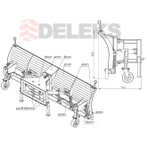 Lama da neve per i sollevatori DELEKS SSH-04-3.0 Manitou