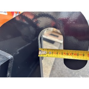 Snow plow for DELEKS SSH-MERLO handlers