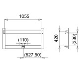 Snow plow for DELEKS SSH-MERLO handlers