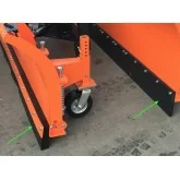 Snow plow for DELEKS SSH-MERLO handlers