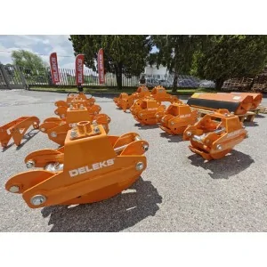 Forestry grapple for DELEKS DK-10H mini-excavators and cranes