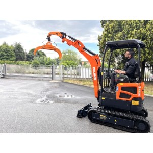 Forestry grapple for mini-excavators and cranes DELEKS DK-10H