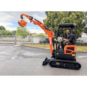 Pinces forestières pour mini-pelles et grues DELEKS DK-10H