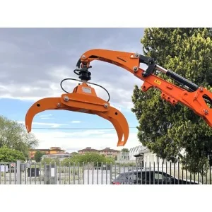 Forestry grapple for DELEKS DK-10H mini-excavators and cranes