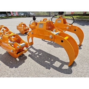 Forestry grapple for mini-excavators and cranes DELEKS DK-10H