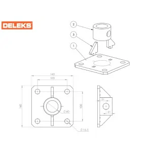 Forestry grapple for DELEKS DK-10H mini-excavators and cranes