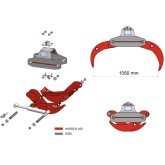 Pinza forestale per miniescavatori e gru DELEKS DK-10H