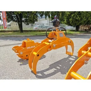 Forestry grapple for mini-excavators and cranes DELEKS DK-10HR