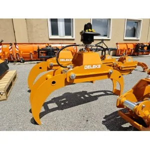 Forestry grapple for mini-excavators and cranes DELEKS DK-10HR