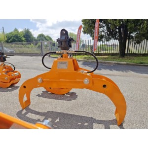 Forestry grapple for mini-excavators and cranes DELEKS DK-10HR