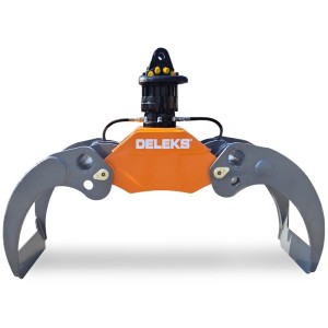 Pinza forestale per escavatori e gru DELEKS DK-18 2500 kg