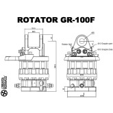 Pinza forestale per escavatori e gru DELEKS DK-18 2500 kg