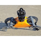 Pinces forestières pour excavatrices et grues DELEKS DK-18 2500 kg