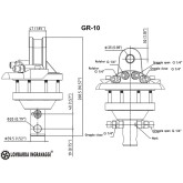 DELEKS GR Lombarda Ingranaggi clamp rotor