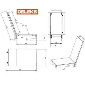 Châssis porte-grumes pour MD400 DELEKS