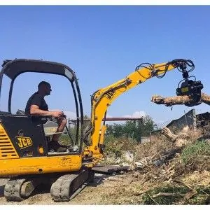 Forestry grapple for mini excavators Deleks DK-10 1150mm
