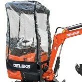 Rain-wind cover for mini excavators M90-M100-M100se