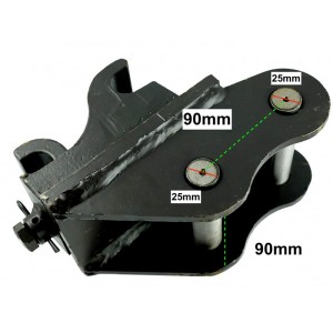Quick hitch for mini excavator M100 DELEKS