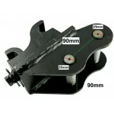 Quick hitch for mini excavator M100 DELEKS