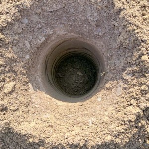 Ahoyadora hidráulica para miniexcavadoras DELEKS