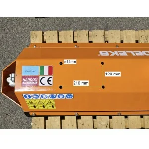 Cabeça de roçadora 60cm DELEKS ARS-60 lâminas para mini-escavadora