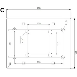 Cabeçote florestal, Tesoura para mini-escavadora CF 10 DELEKS